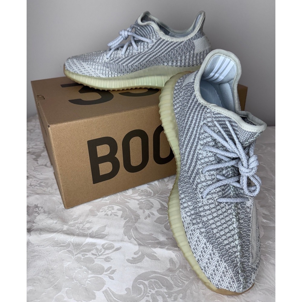 Adidas Yeezy Boost 350 V2 Yeshaya Grey White Sneakers FX4348 Mens 9